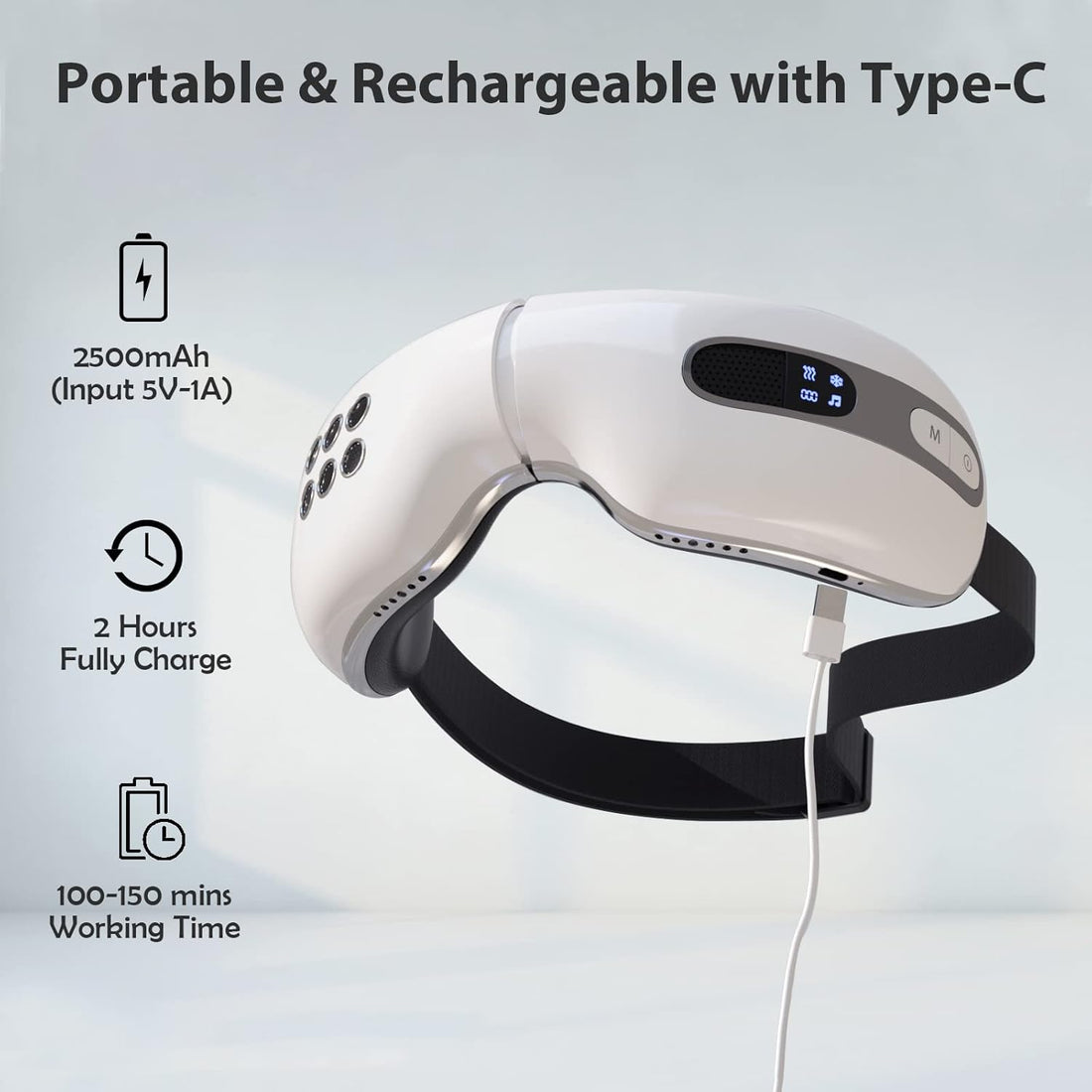 Eye Massager With Heat And Cooling Effect | جهاز تدليك العين